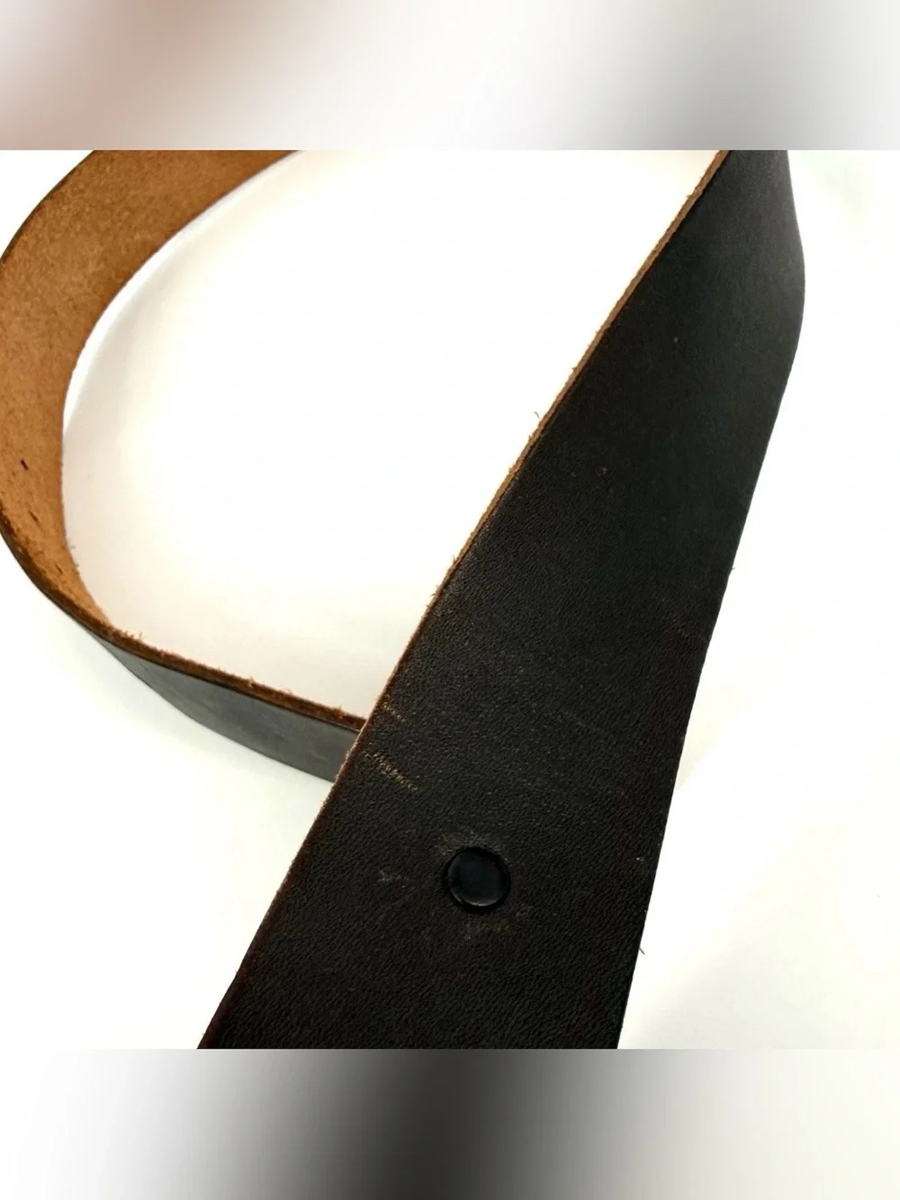VTG Austin Nichols Wild Turkey Kentucky Bourbon Belt Brown Leather Mens 32-36